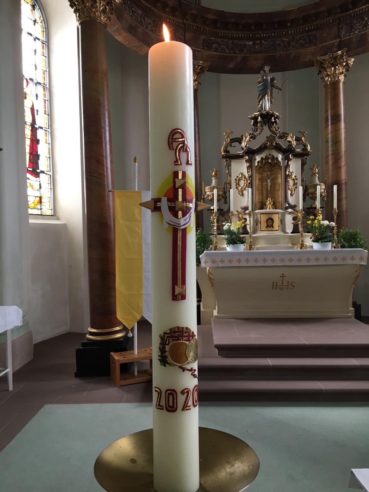 Osterkerze St. Anna Sulzbach